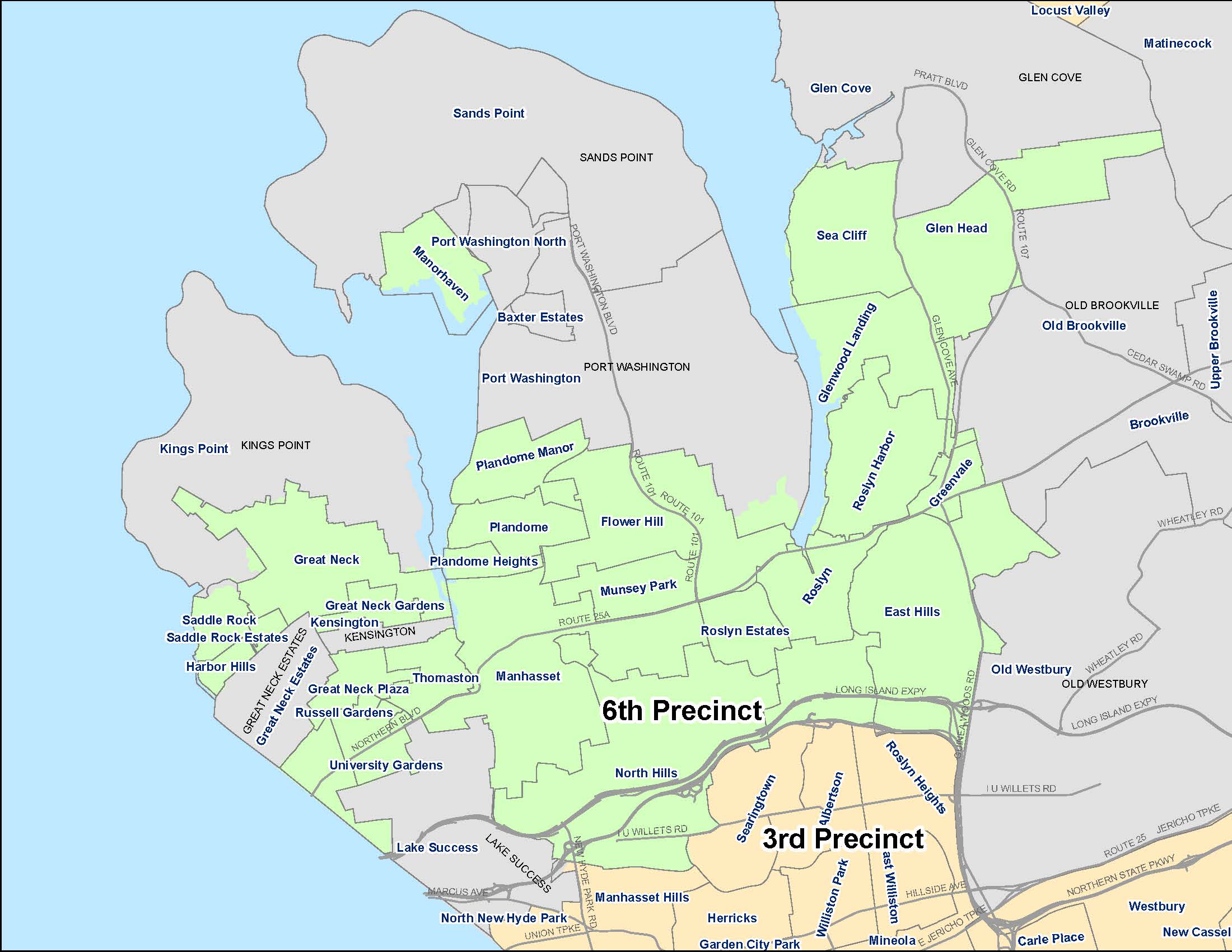 6th Precinct map