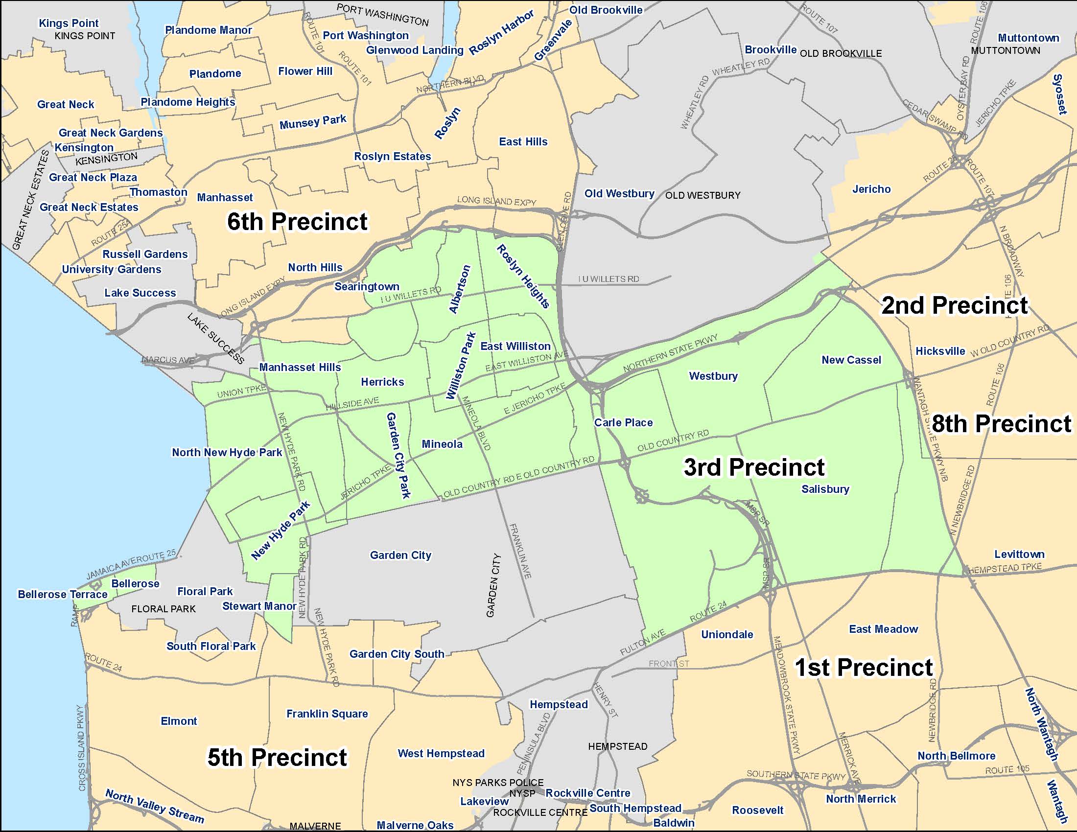 3rd Precinct map