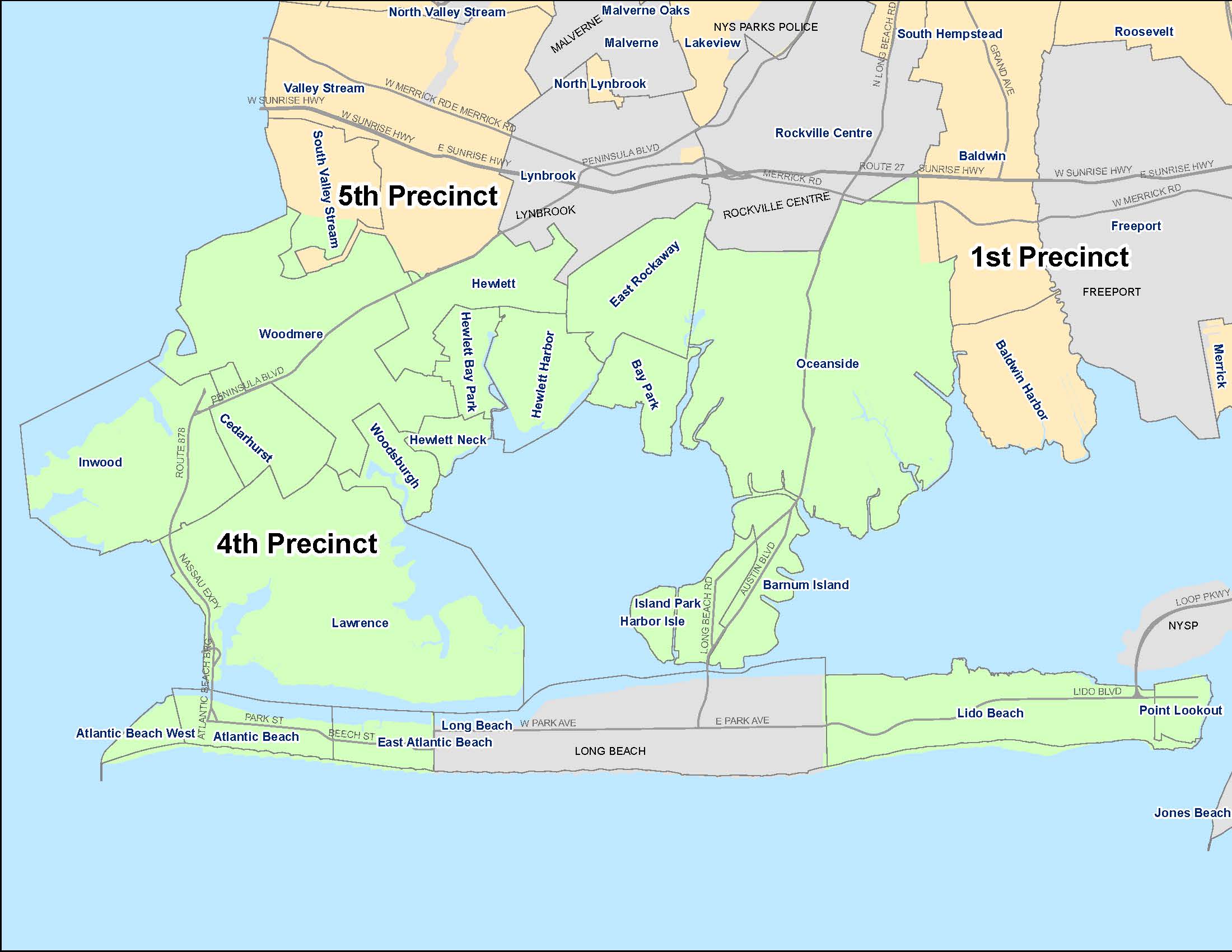 4th Precinct map