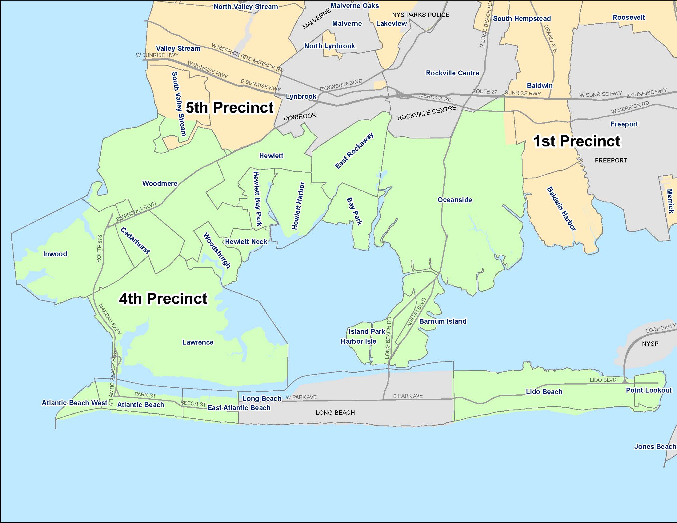 4th Precinct map