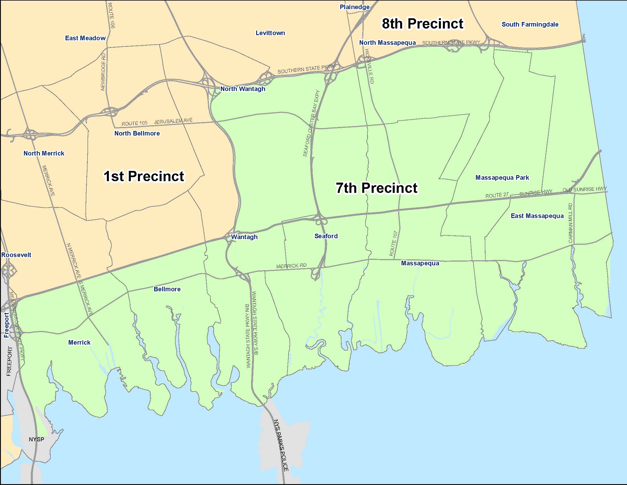 7th Precinct map